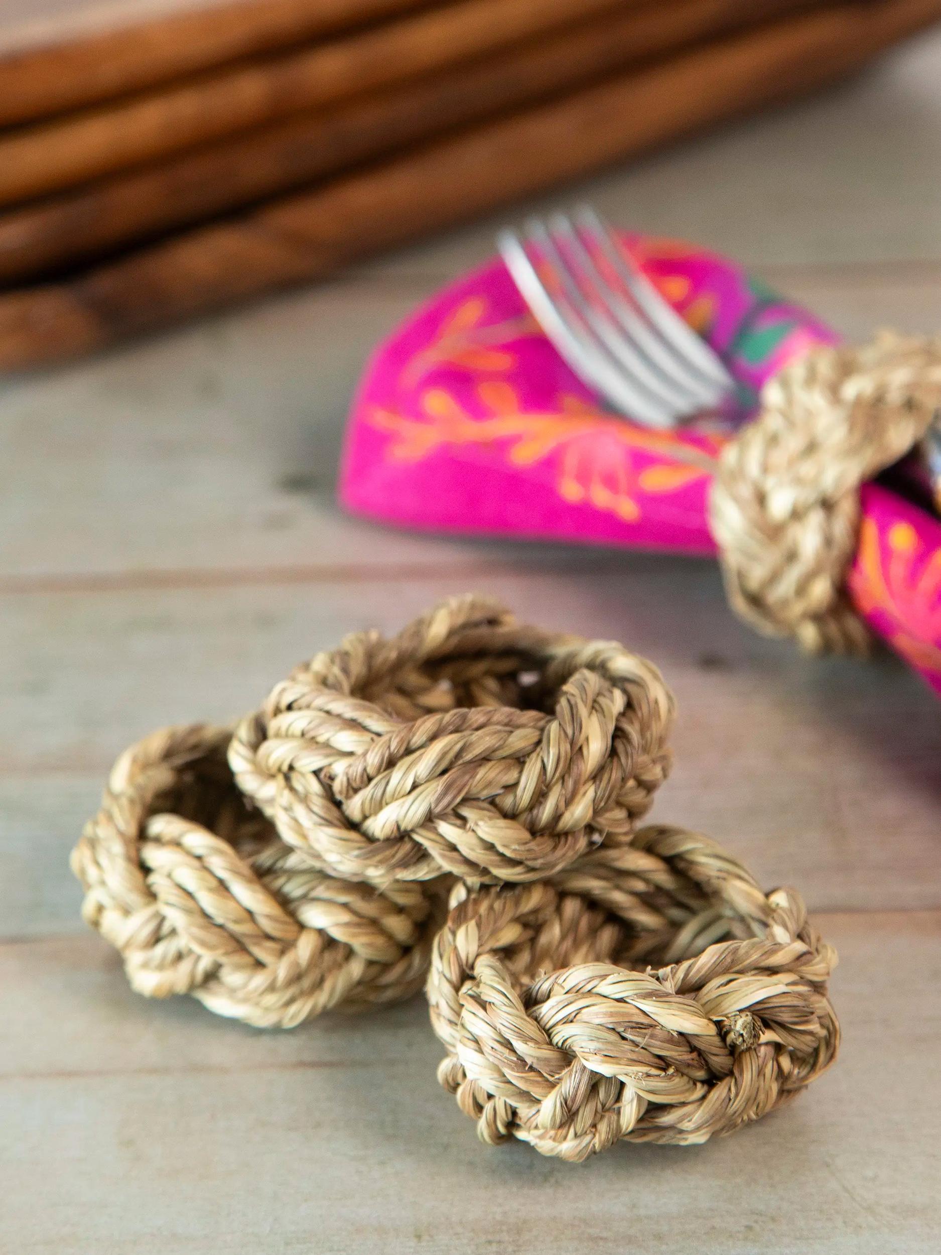 Seagrass Napkin Rings, Set of 4 Product Image