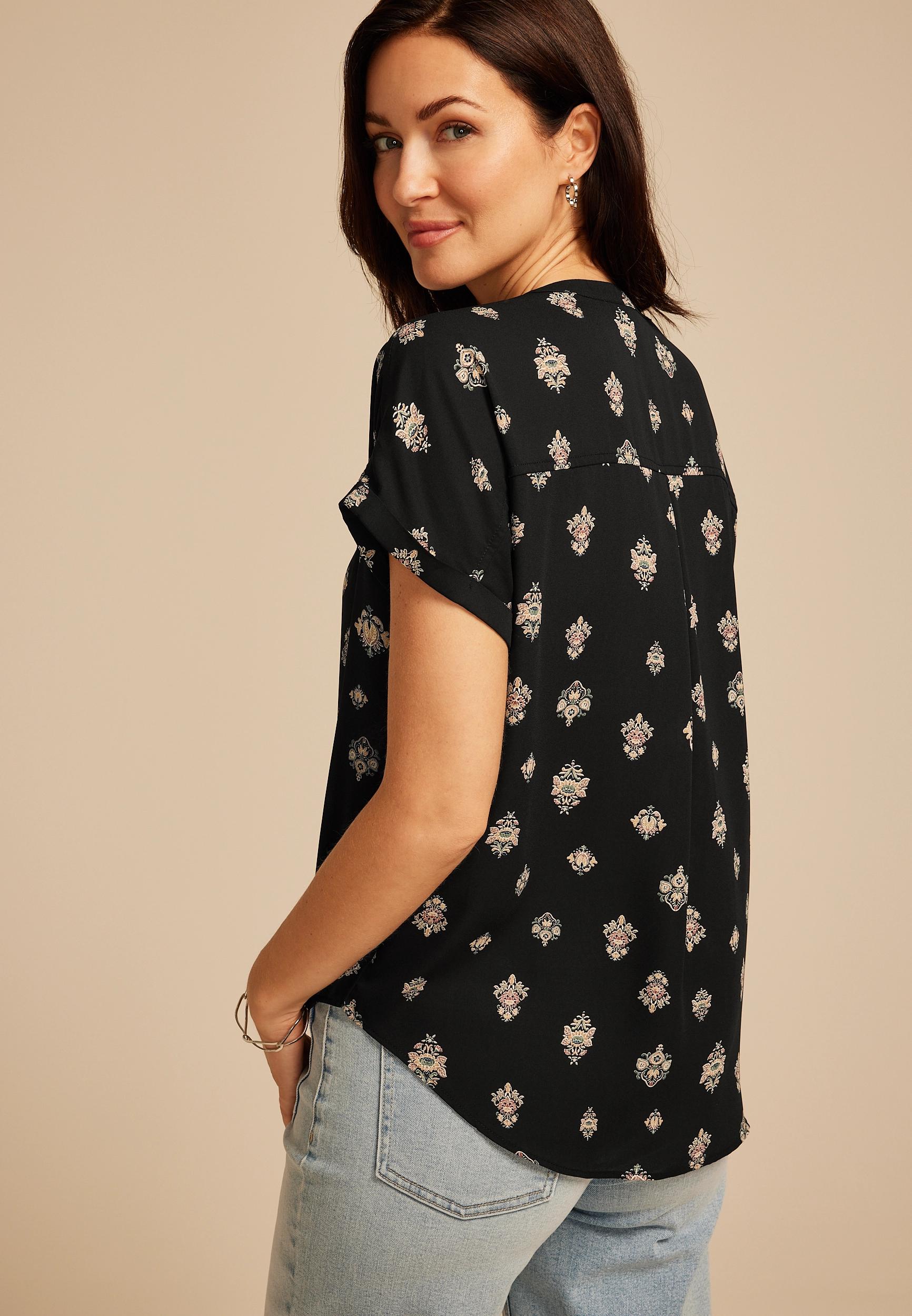 Geneva Short Sleeve Blouse Product Image