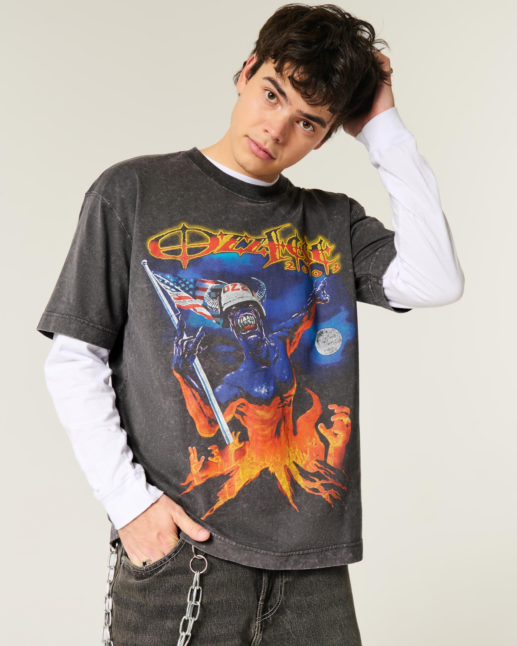 Boxy Heavyweight Ozzfest Graphic Tee Product Image