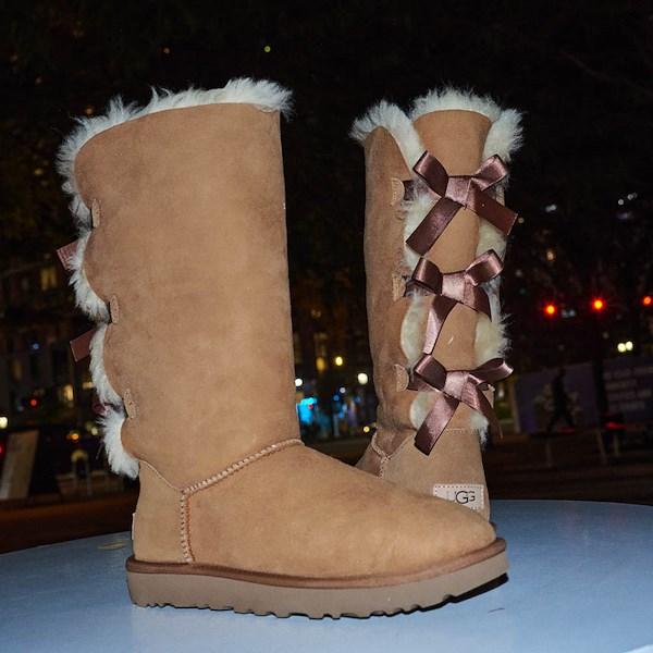 Womens UGG® Bailey Bow II Tall Boot - Chestnut Product Image