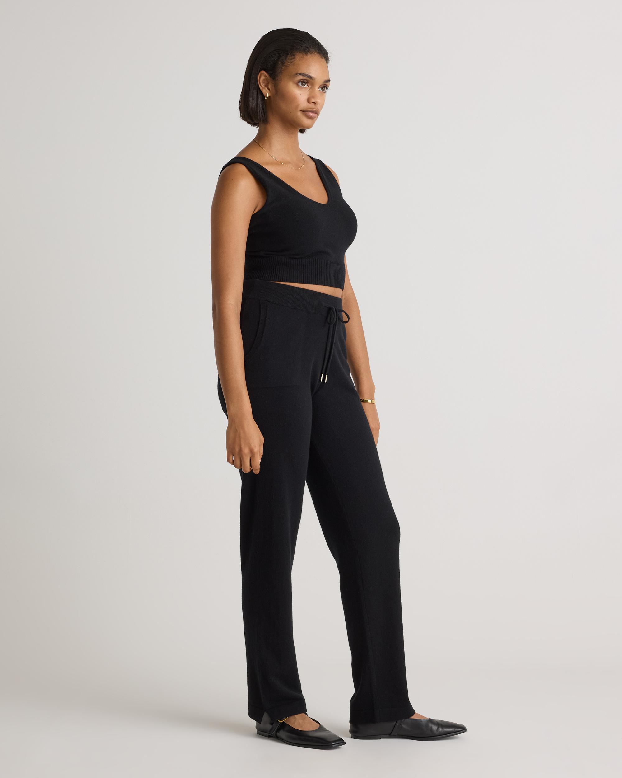 Quince | Women's Mongolian Cashmere Cropped Tank Top Size XS Product Image