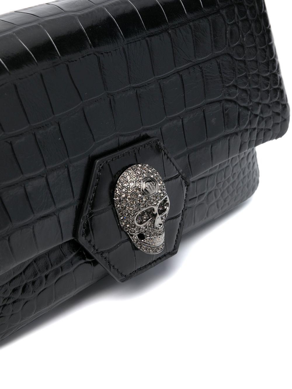 crystal skull-detail shoulder bag  Product Image