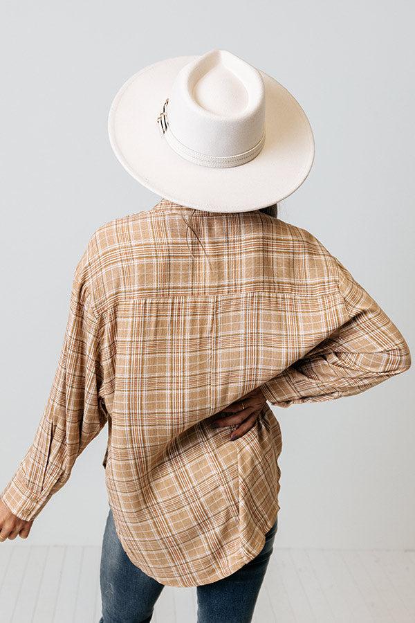 Be Yourself Plaid Top Product Image