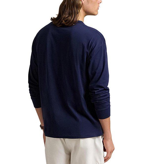 Polo Ralph Lauren Big & Tall Classic Fit Logo Jersey Long Sleeve T-Shirt Product Image