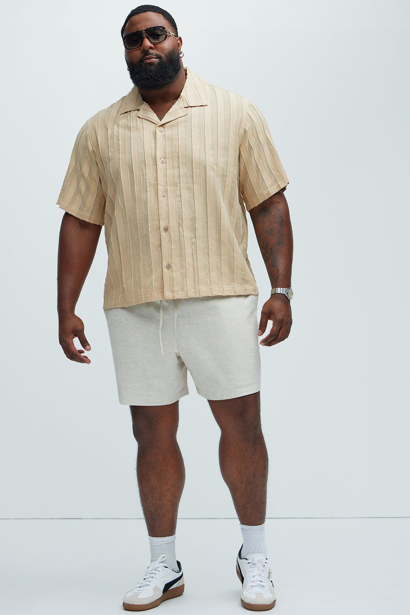 Charles Striped Shirt - Cream Product Image
