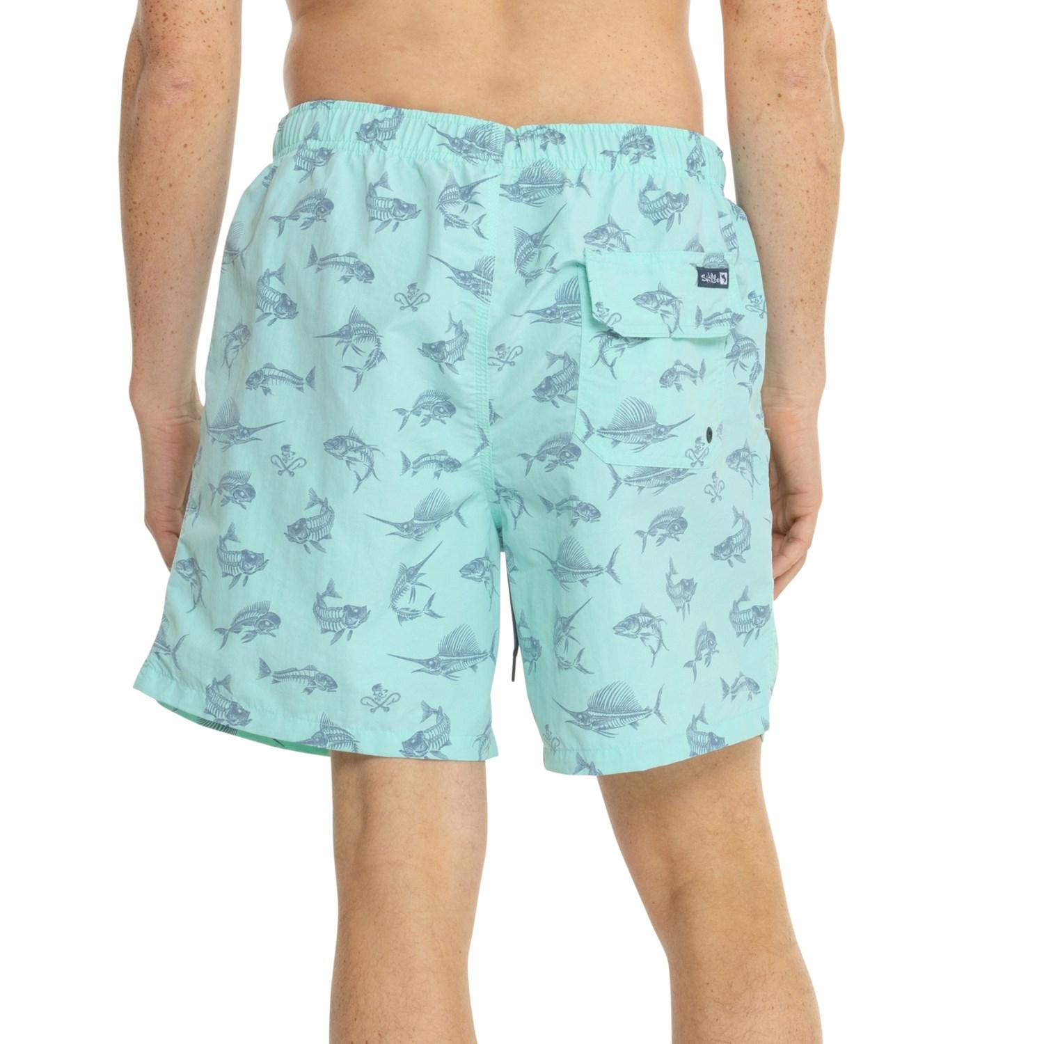 SALT LIFE Fish N Bones Boardshorts Product Image