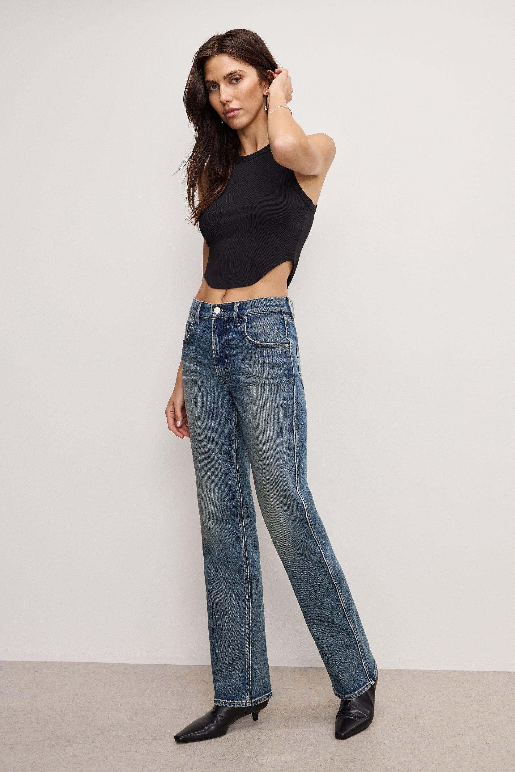 LIGHTWEIGHT RIB RACER TANK | BLACK001 Product Image