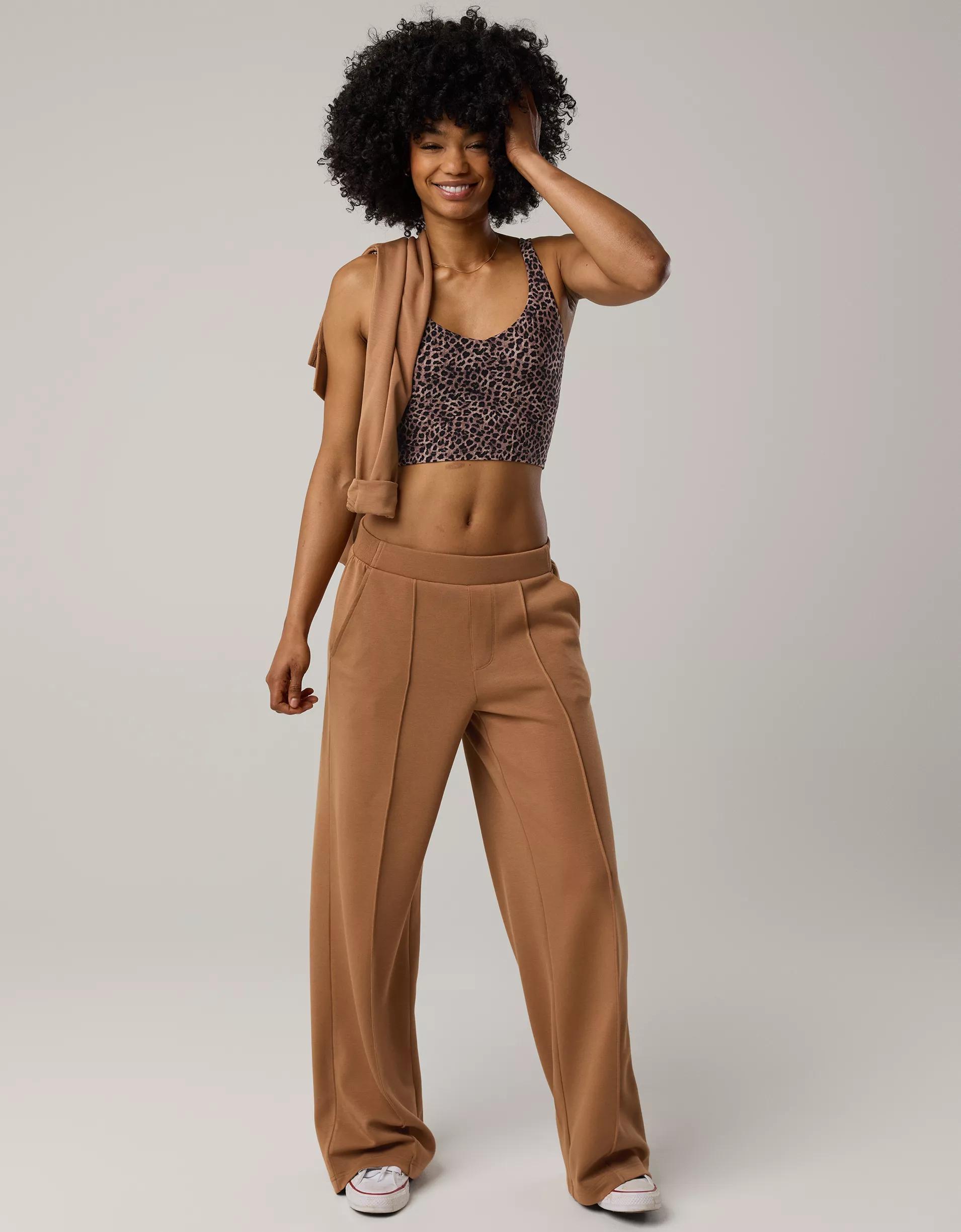 OFFLINE By Aerie Real Me Low Key Longline Sports Bra Product Image