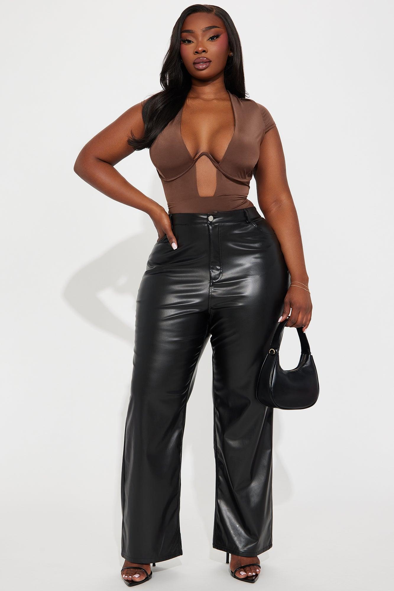 Talia Cut Out Top - Chocolate Product Image