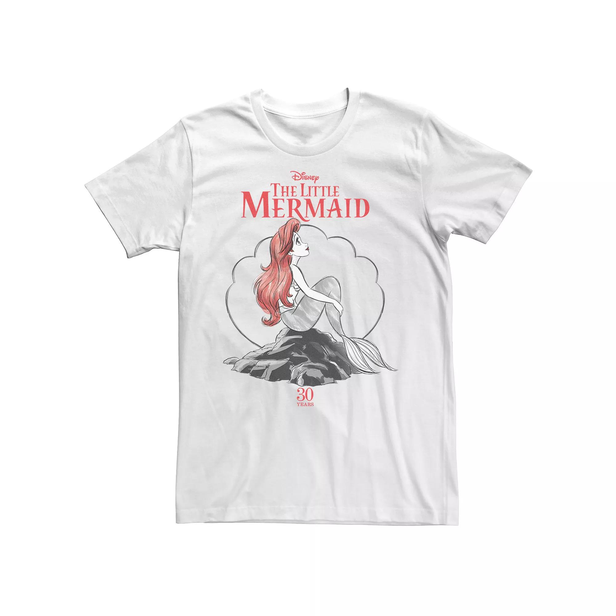 Disney's Little Mermaid Men's 30th Anniversary Ariel Graphic Tee,  Product Image