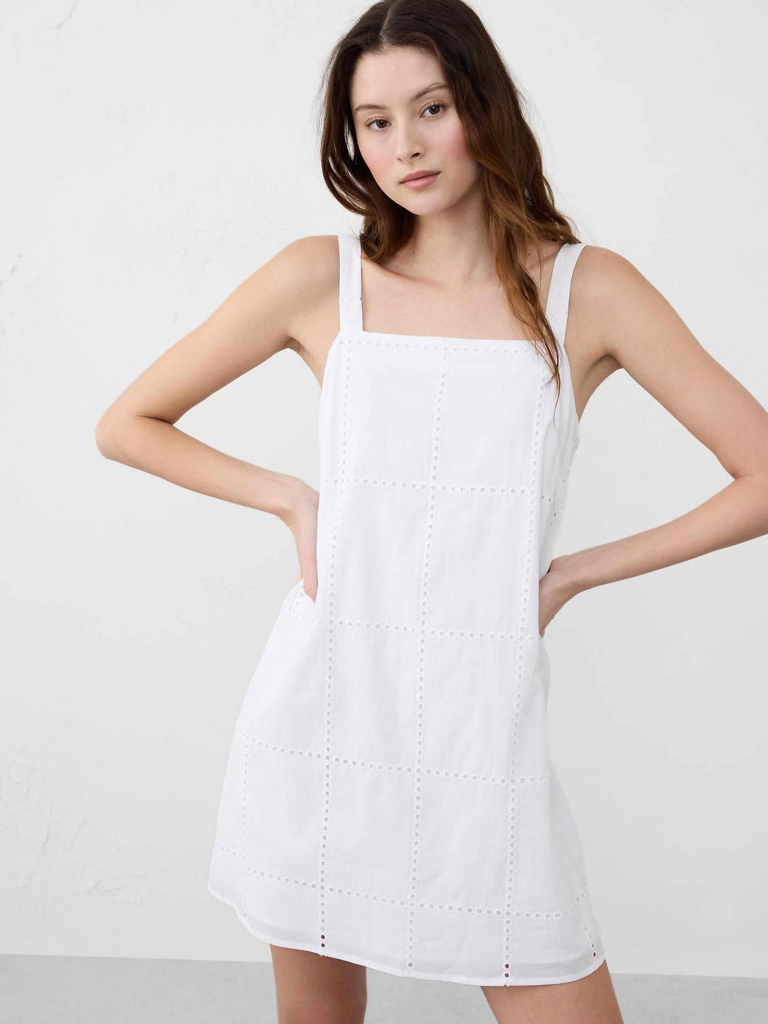 Eyelet Mini Dress Product Image