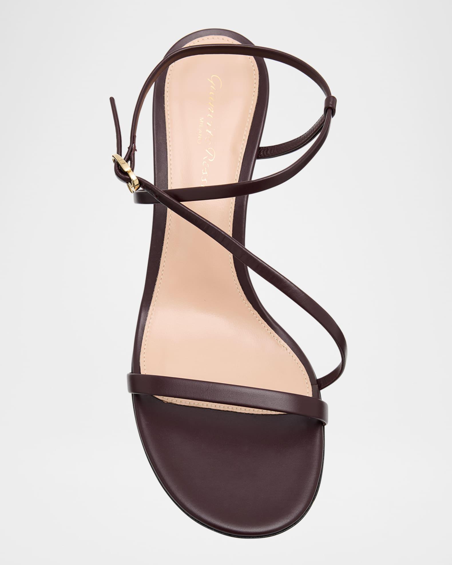 Strappy Leather Ankle-Strap Sandals Product Image