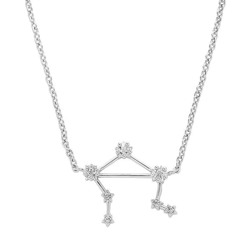 MC Collective Cubic Zirconia Constellation Necklace, Women's, 14k Gold Tone Gemini Product Image