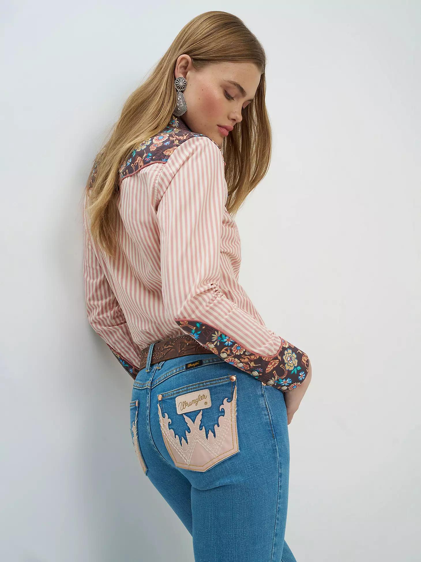 Lainey Wilson x Wrangler Embellished Mae Bootcut Jean | Women's JEANS | Wrangler® Product Image