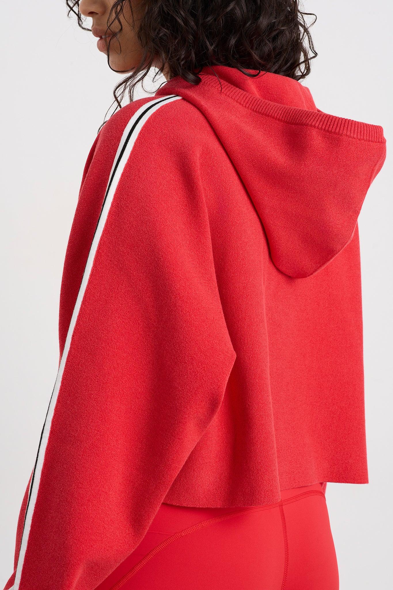 Crop Knit Hoodie 405 Product Image