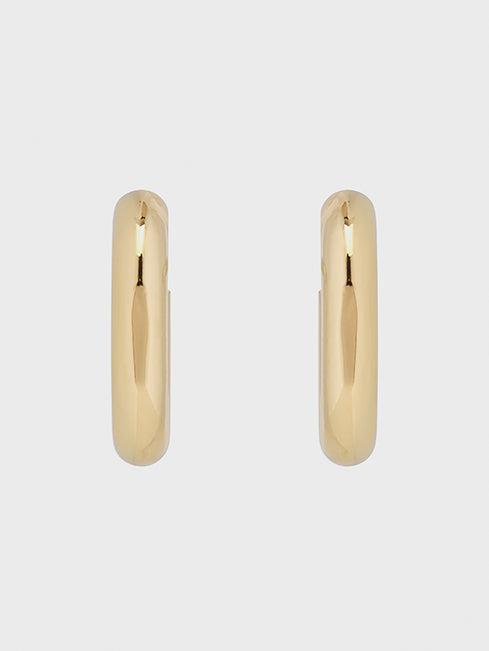 Gold XL Link Earrings Product Image