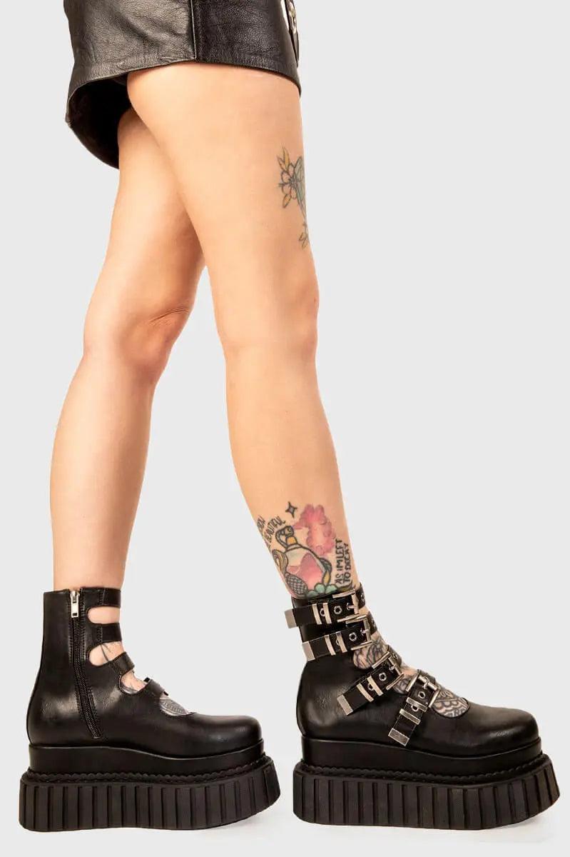 Same Crew Chunky Ankle Creeper Boots Product Image