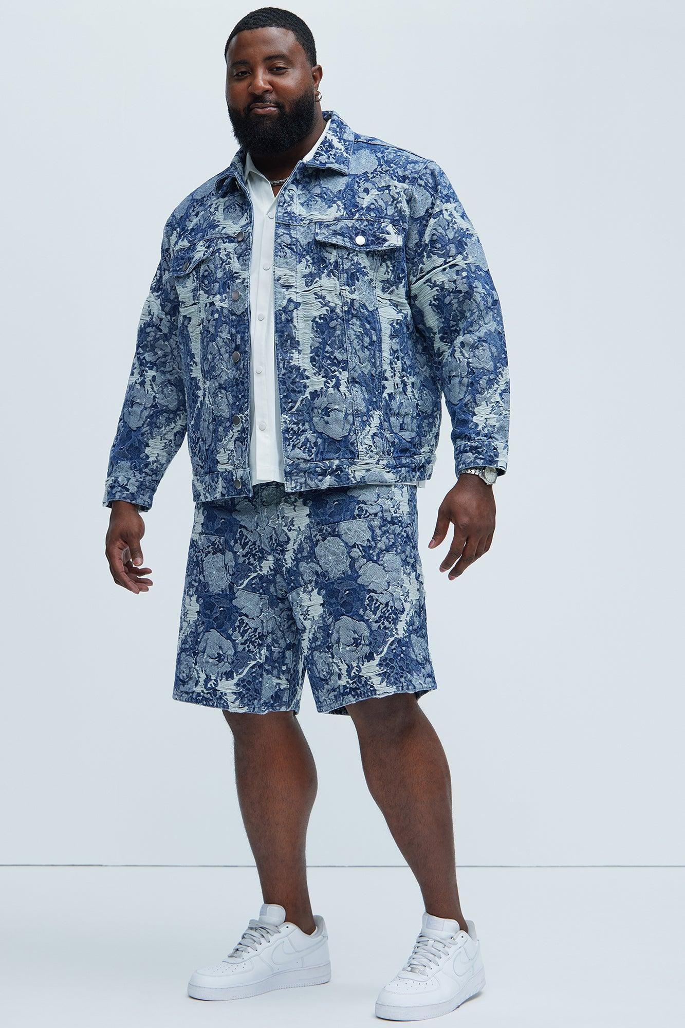 Inspired Relaxed Denim Shorts - Dark Wash Product Image