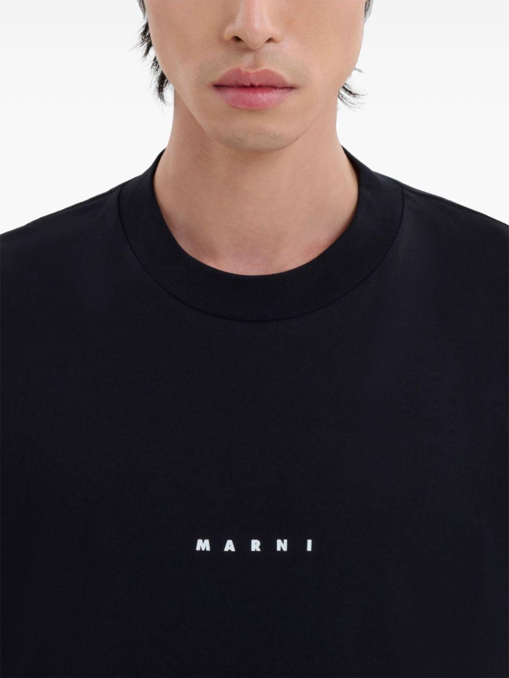 logo-print cotton T-shirt Product Image