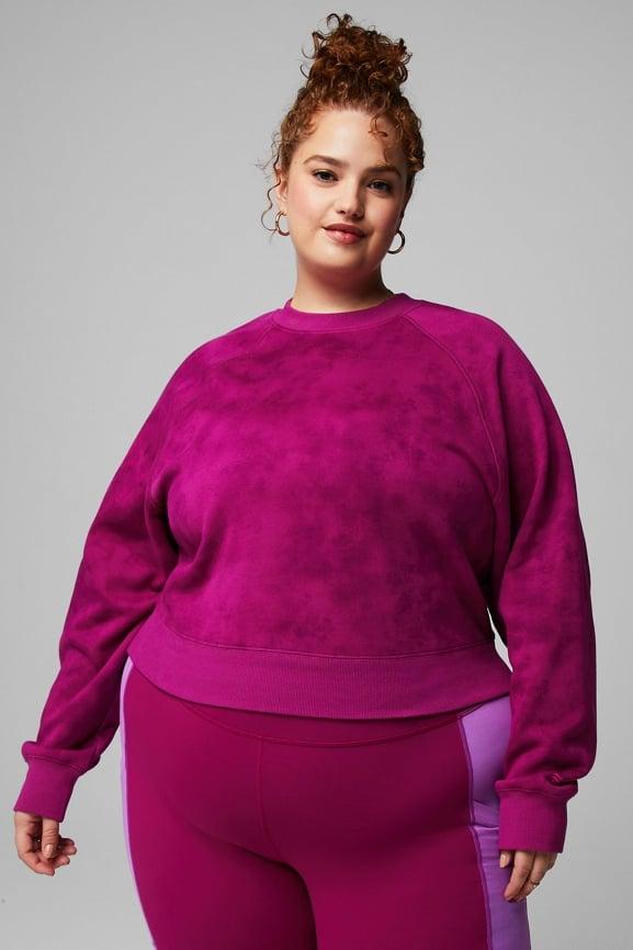 Cozy Fleece Raglan Sweatshirt Product Image