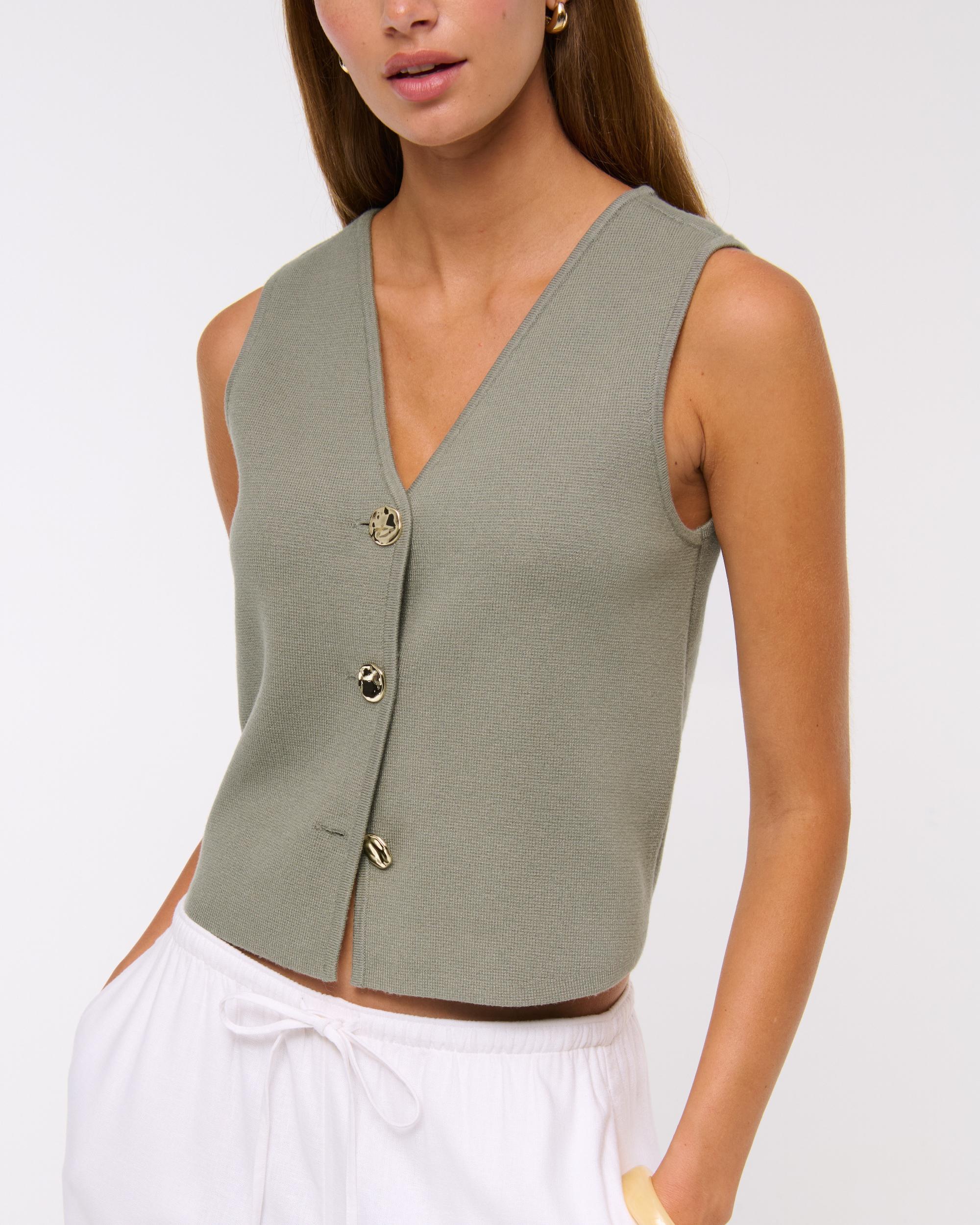 LuxeLoft V-Neck Vest Product Image