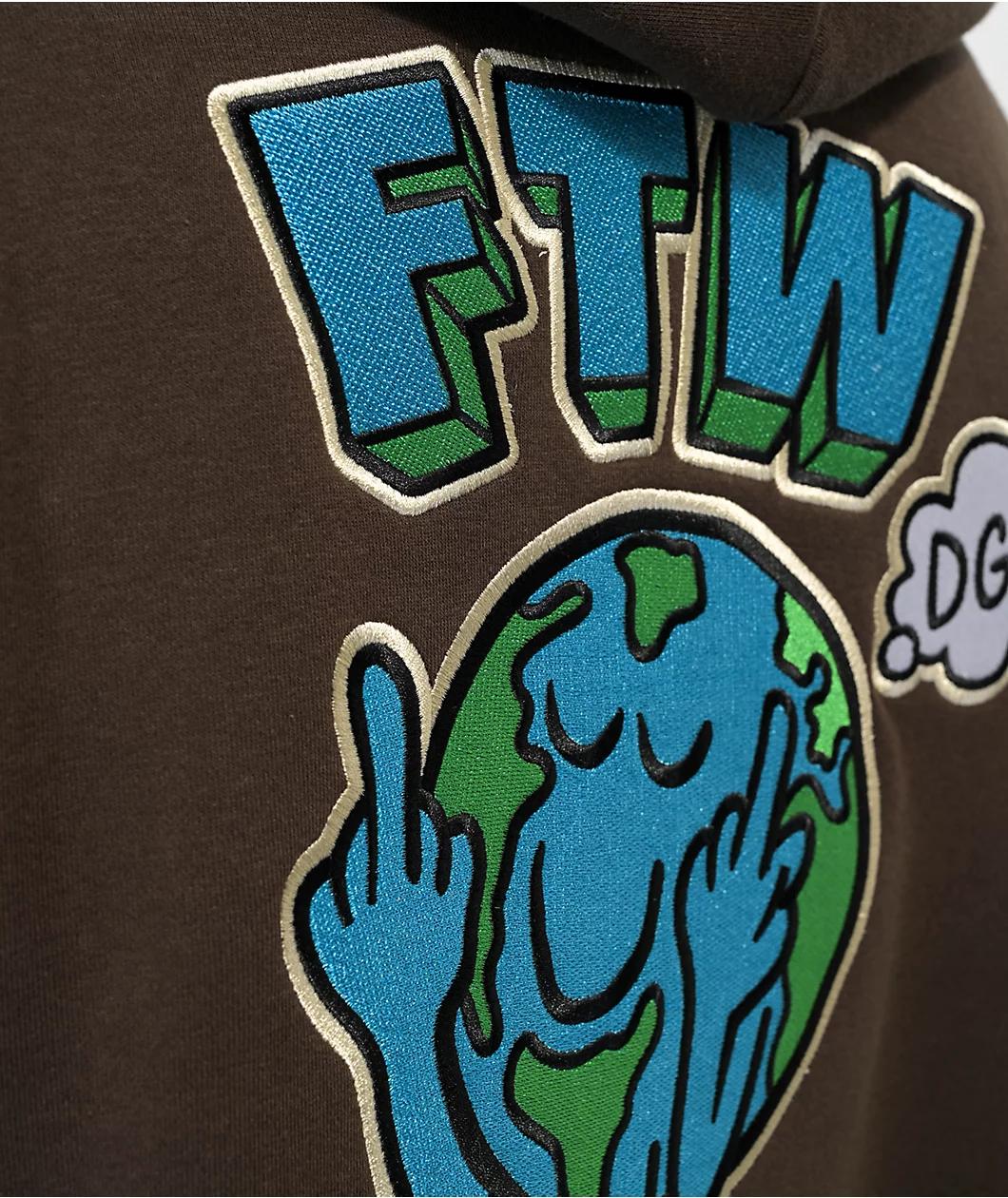 DGK Chaos Brown Hoodie Product Image