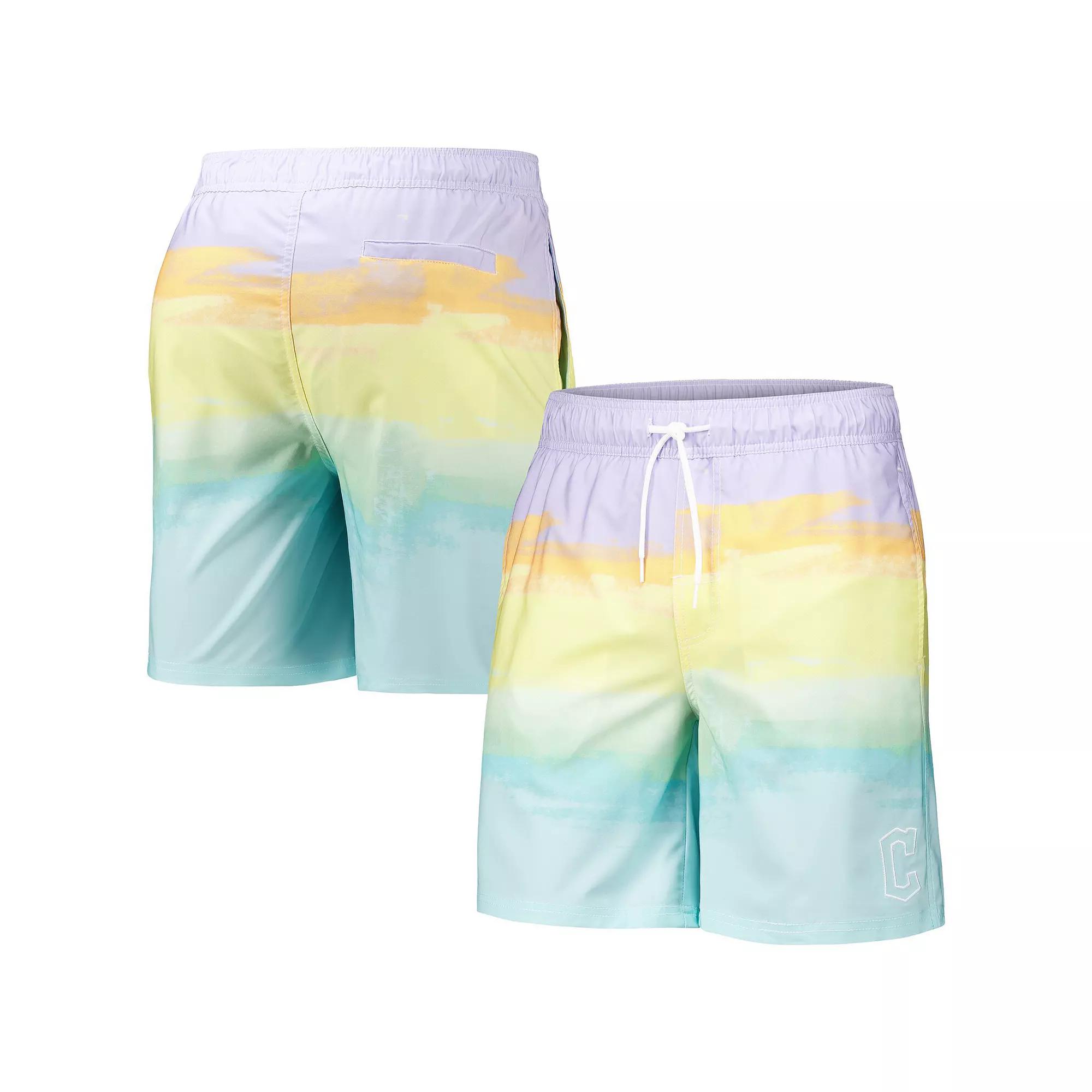 Men's G-III Sports by Carl Banks Cleveland Guardians Perfect Game Volley Board Shorts,  Product Image