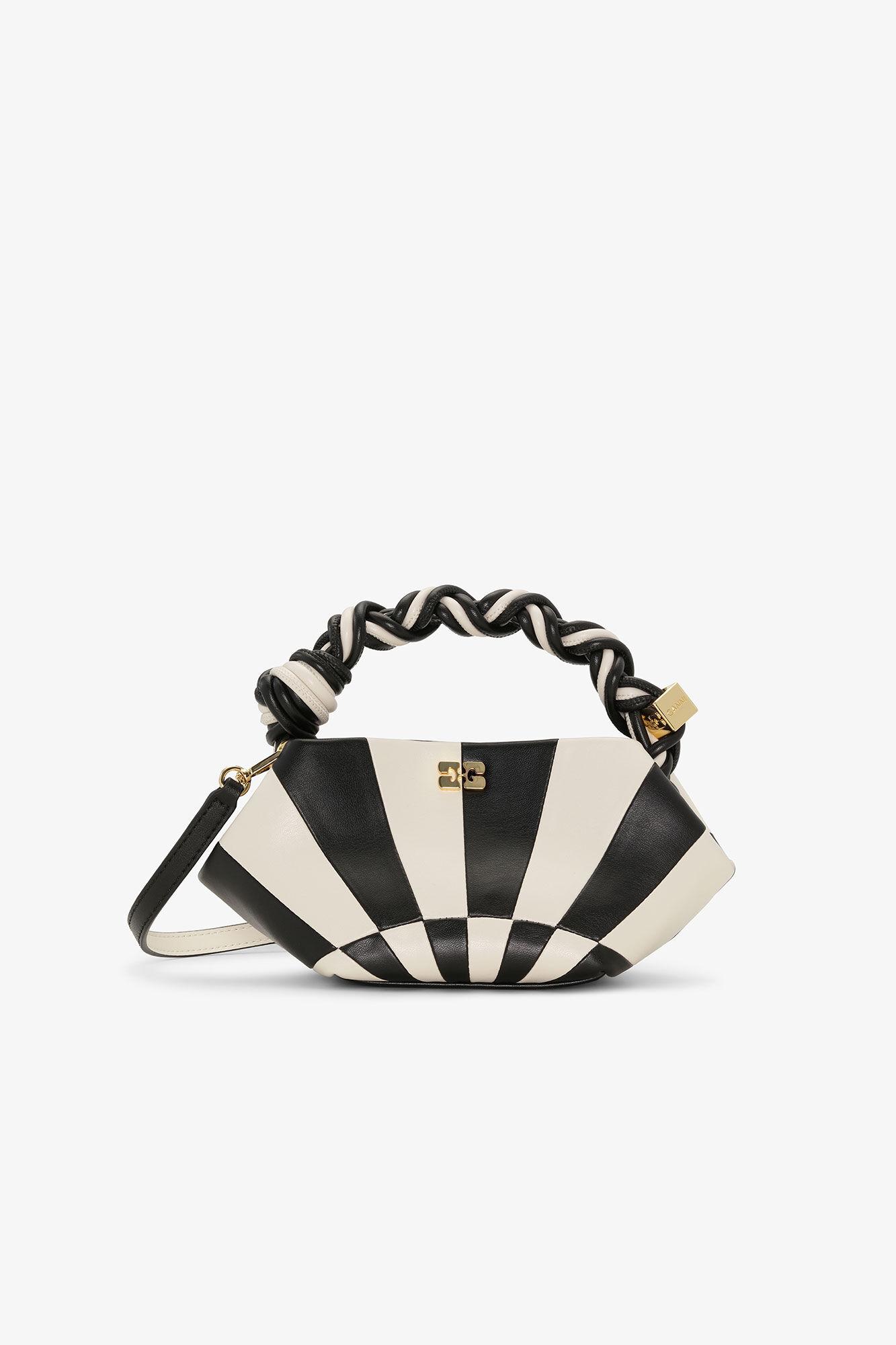 Black and White Mini GANNI Bou Bag Product Image
