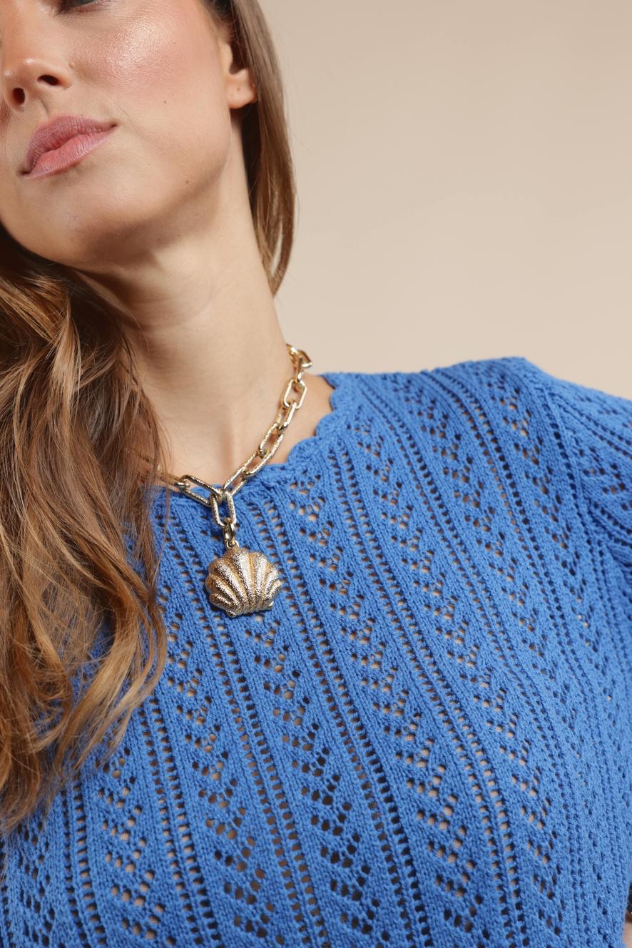 Getting There Pointelle Sweater Product Image