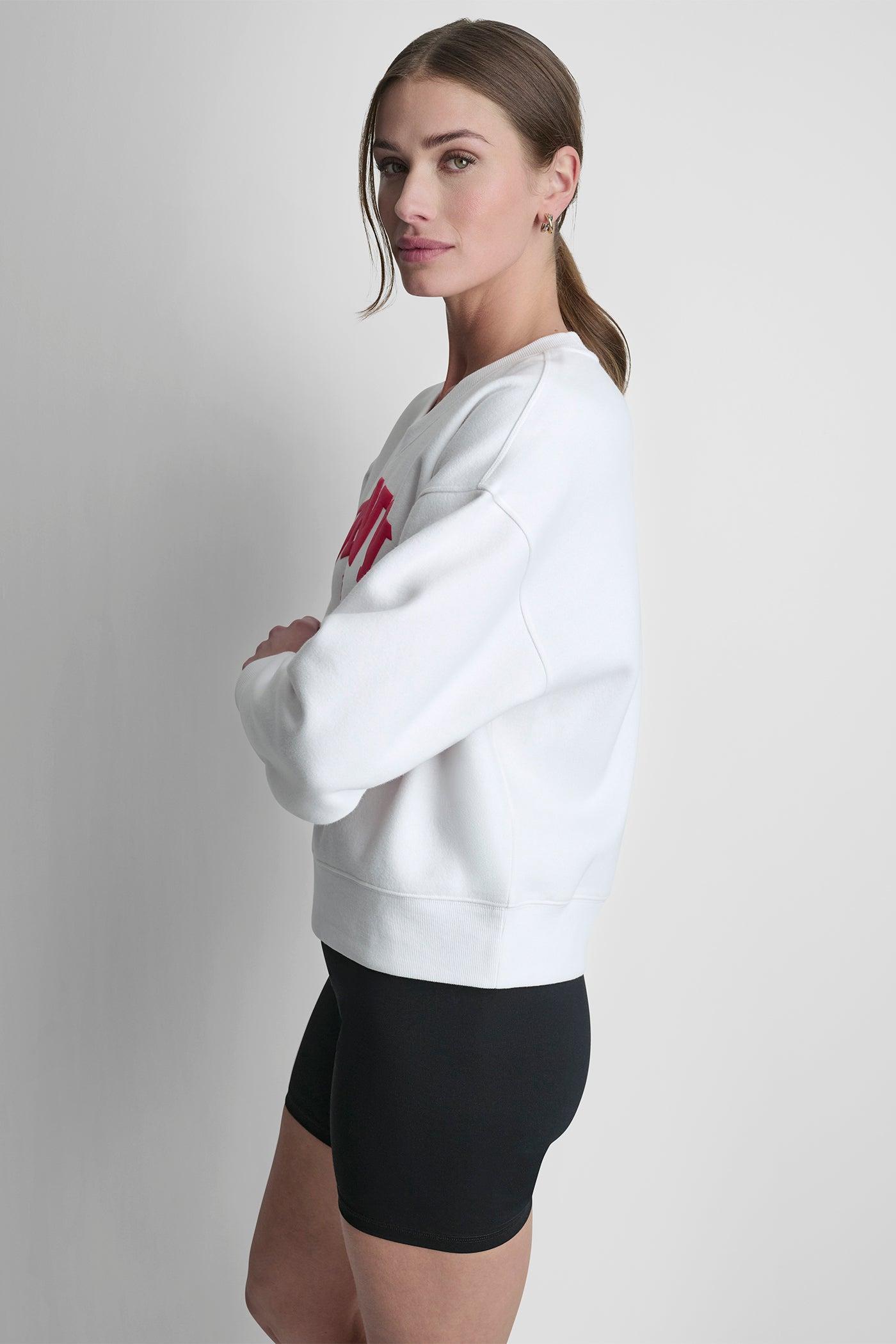 PUFF VARSITY LOGO V-NECK PULLOVER Product Image