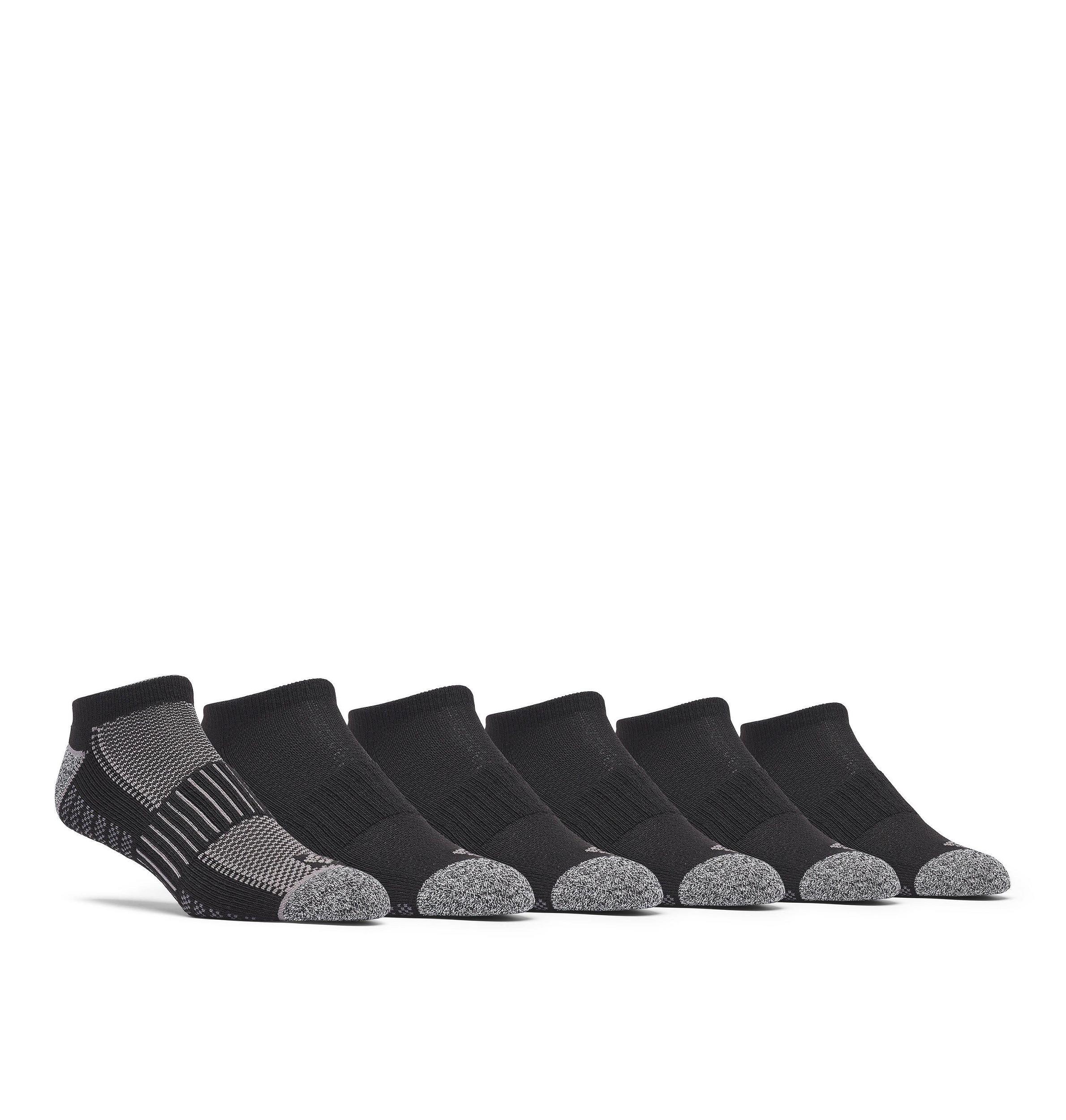 Columbia Mens No-Show With Pique Footbed Socks - 6 Pack- Product Image