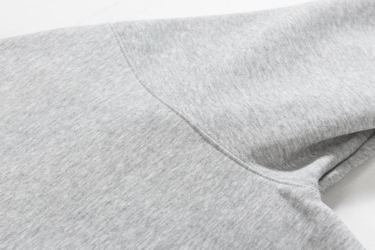 RT No. 4091 GRAY ZIP-UP HOODIE & SWEATPANTS (TOP & BOTTOM) Product Image