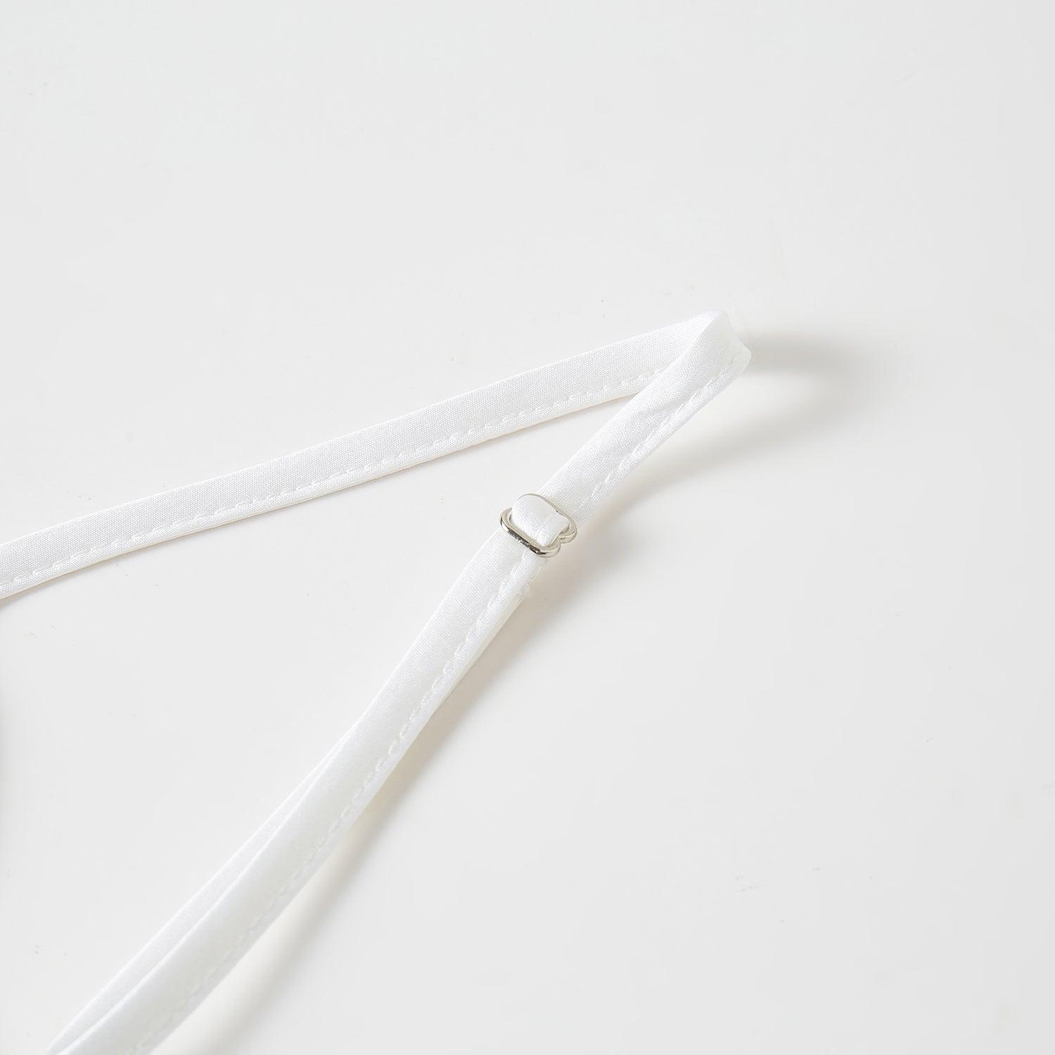 Pearl White Pure Mulberry Silk Petal Camisole Top | Mid-Waist Shorts | Silk Charmeuse Lingerie | Bridesmaid Gift Pj Set | Soar Collection Product Image