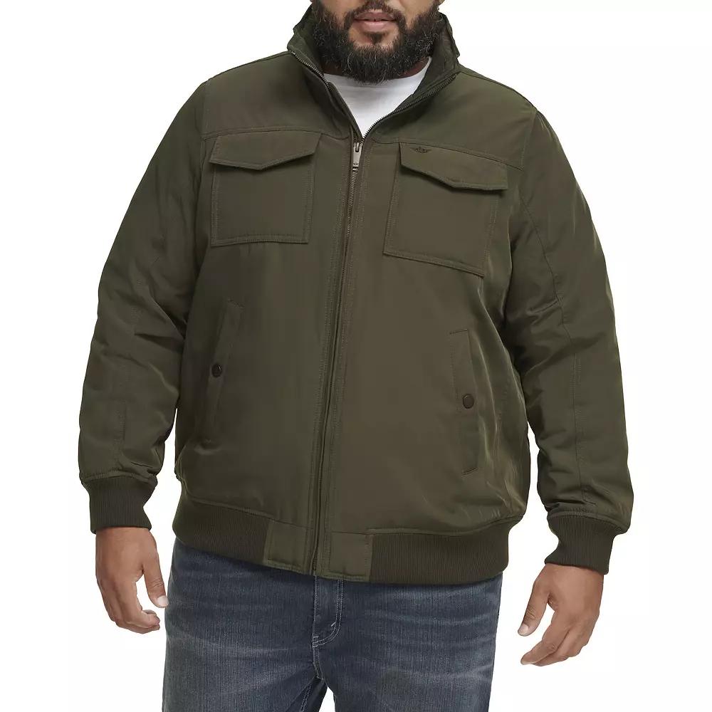 Big & Tall Dockers® Polytwill 2 Pocket Bomber Jacket, Men's,  Product Image