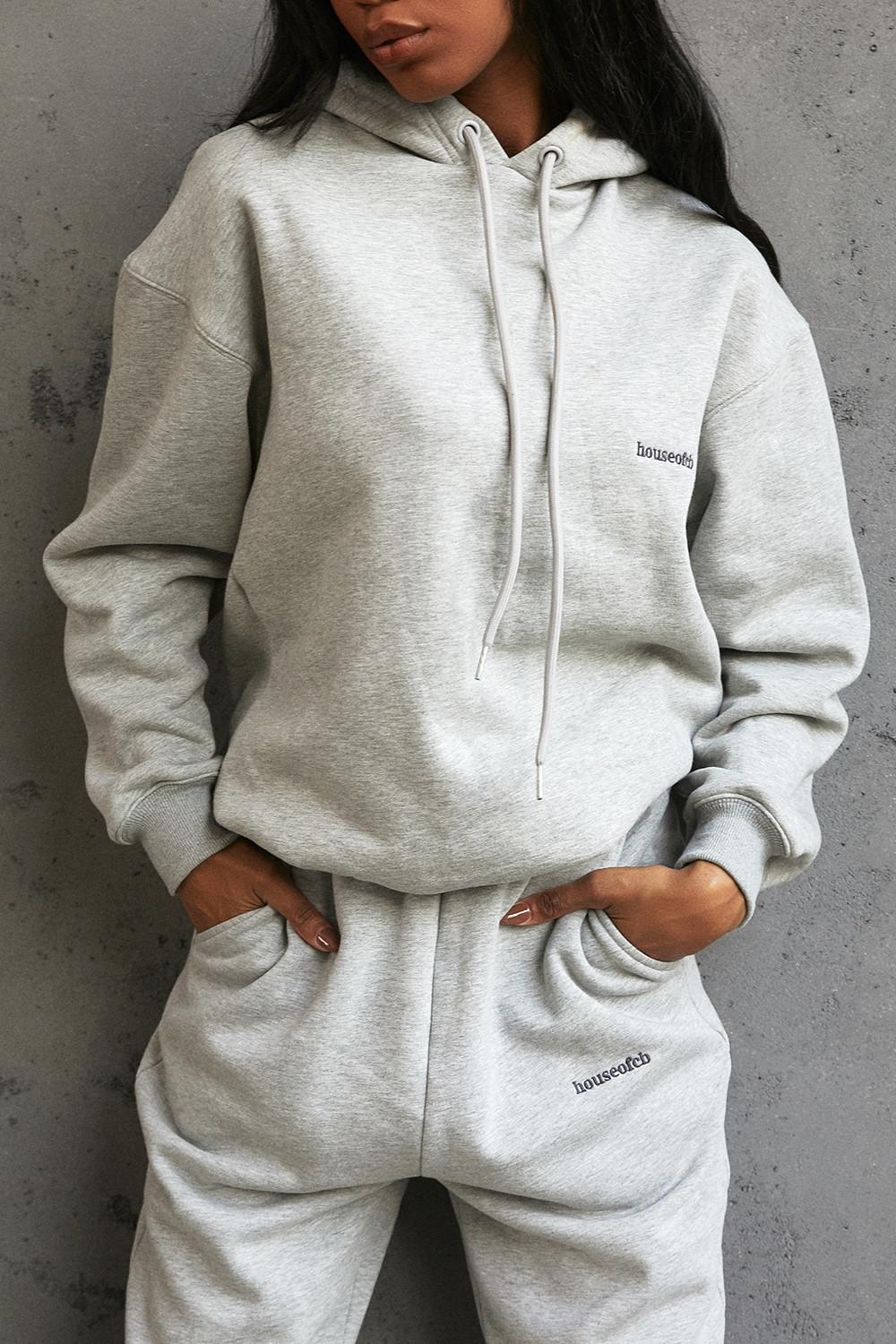 Halo  grey oversized hoodie Product Image