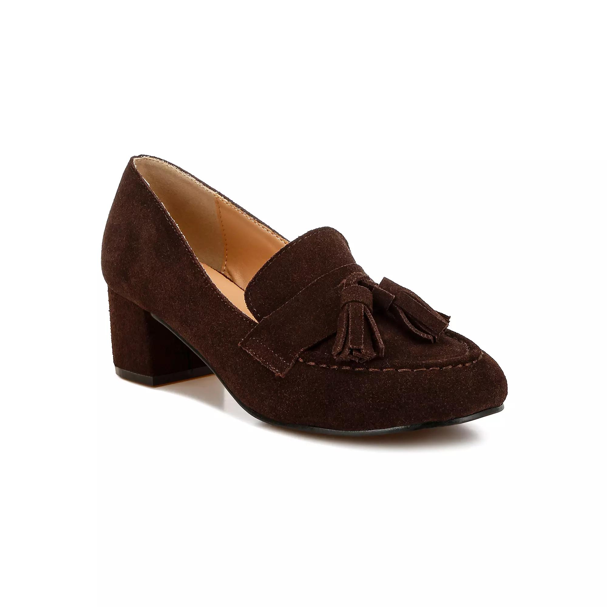 Rag & Co Aloha Women's Suede Loafers,  Product Image