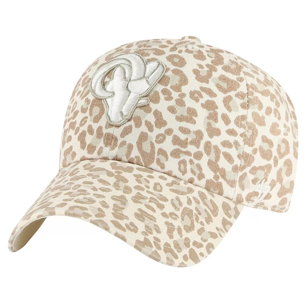 Women's '47 Natural Los Angeles Rams Panthera Clean Up Adjustable Hat, Beige Product Image