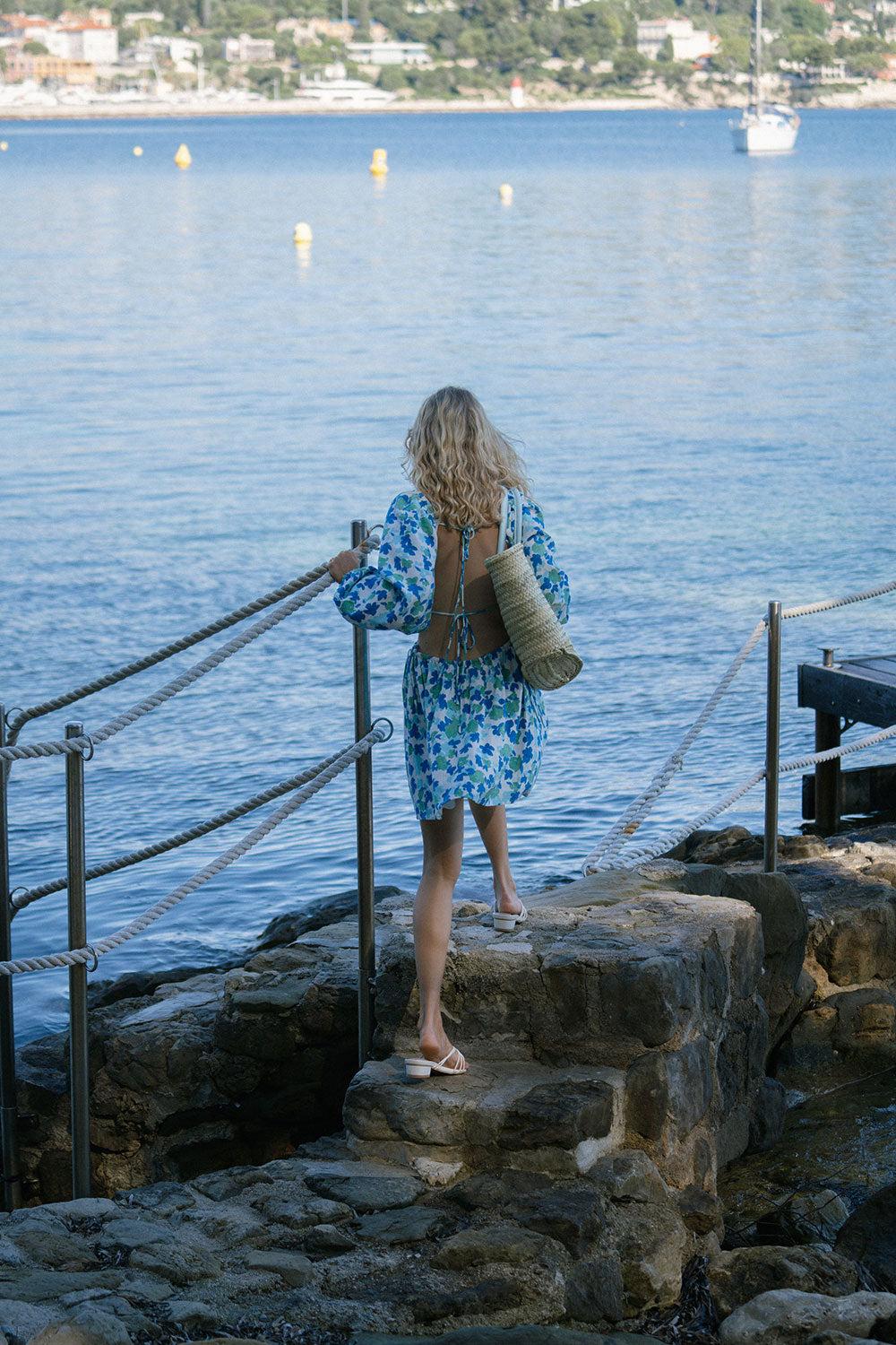 Backless Florian Dress - Brushed Floral Product Image