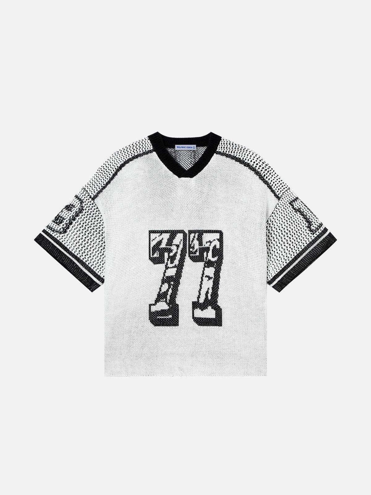 Aelfric Eden 77 V-Neck Knit Tee Product Image