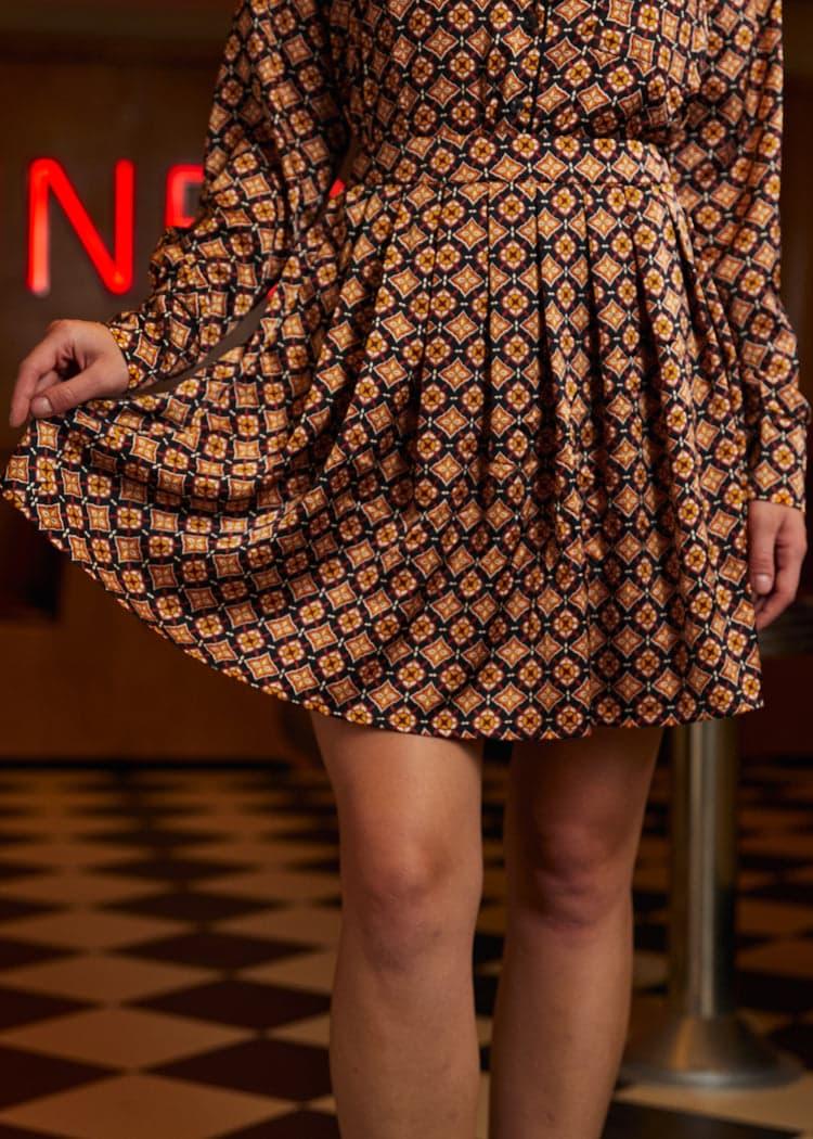 Playful Past Long Sleeve Blouse Product Image