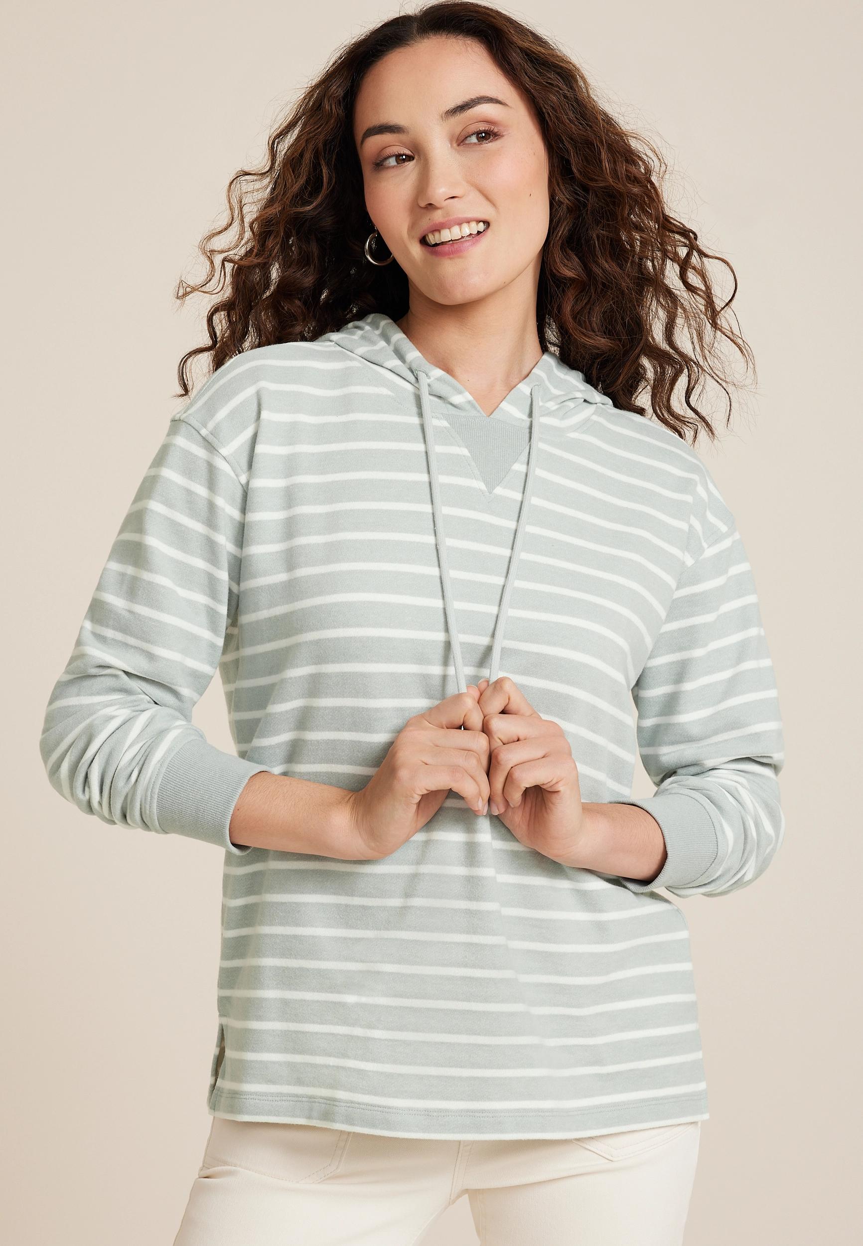 Striped Hoodie Product Image