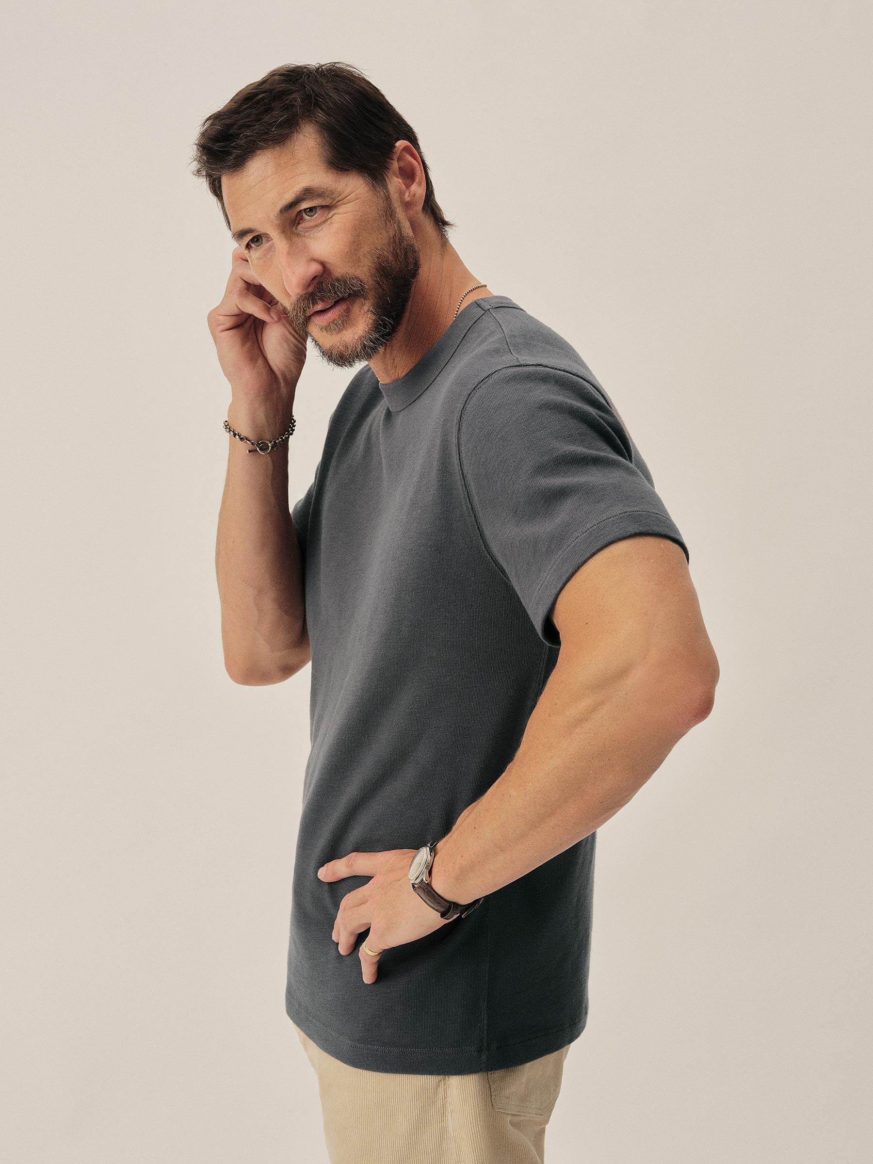 Baldy Blue Field-Spec Cotton Heavy Tee Product Image