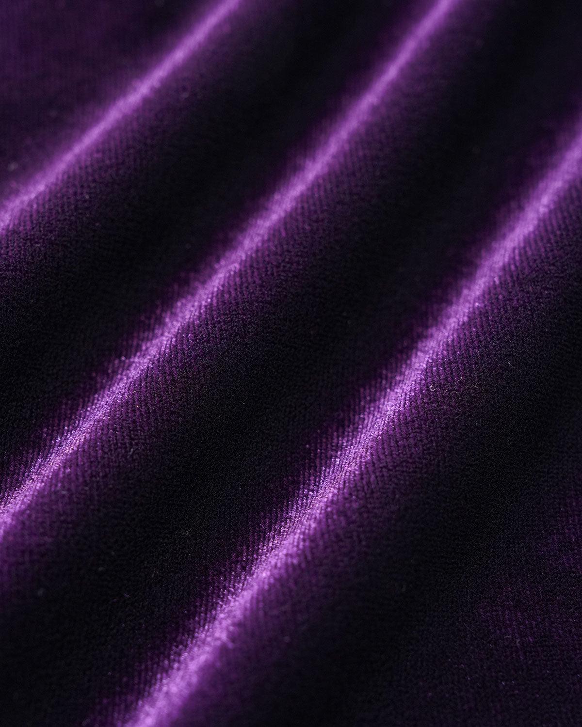 Purple U Neck Bodycon Velvet Maxi Dress Product Image