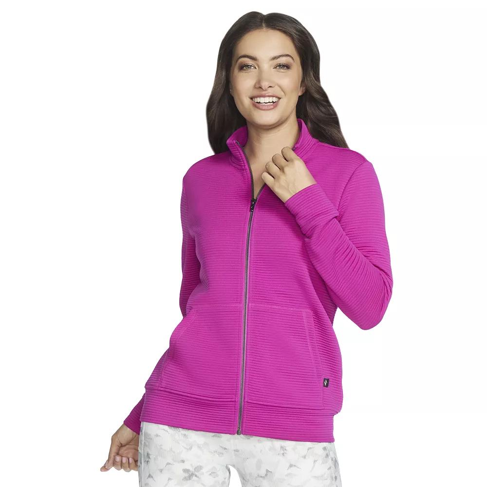 Women's Skechers® The Go Walk® Ottoman Cozy Fit Zip-Up Jacket,  Product Image