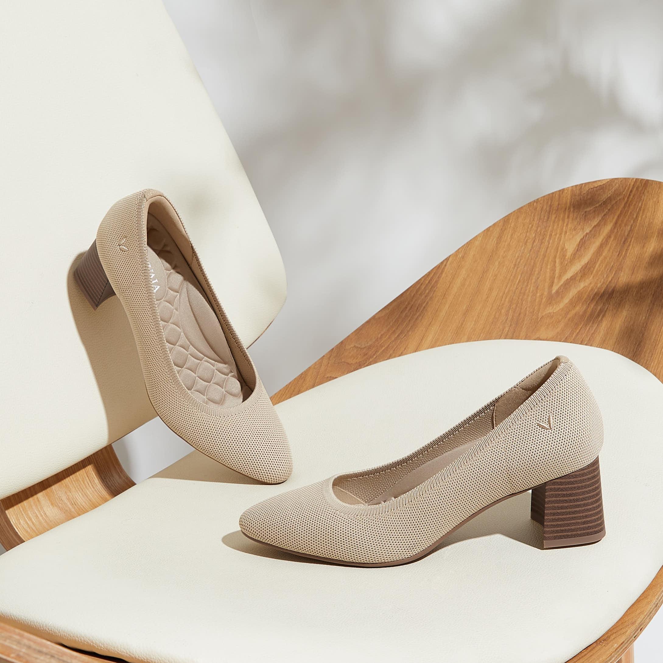 Almond Toe Block Heel (Tamia Block Heel) Product Image