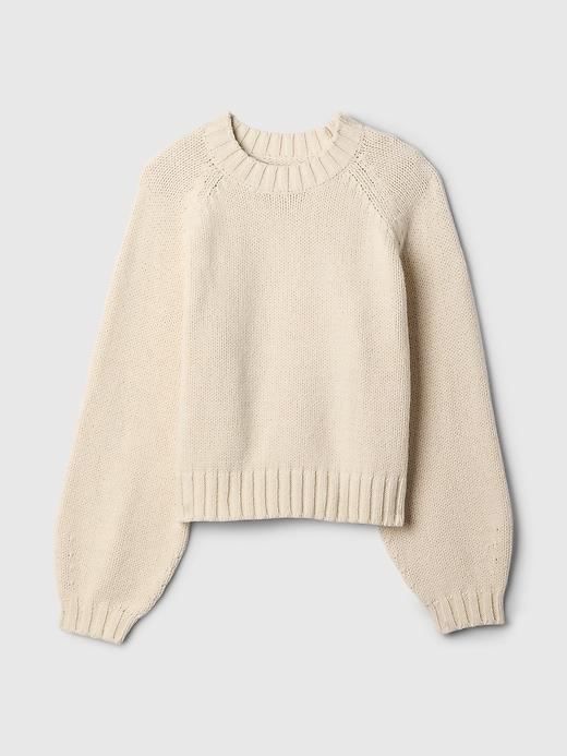 Relaxed Balloon-Sleeve Sweater Product Image