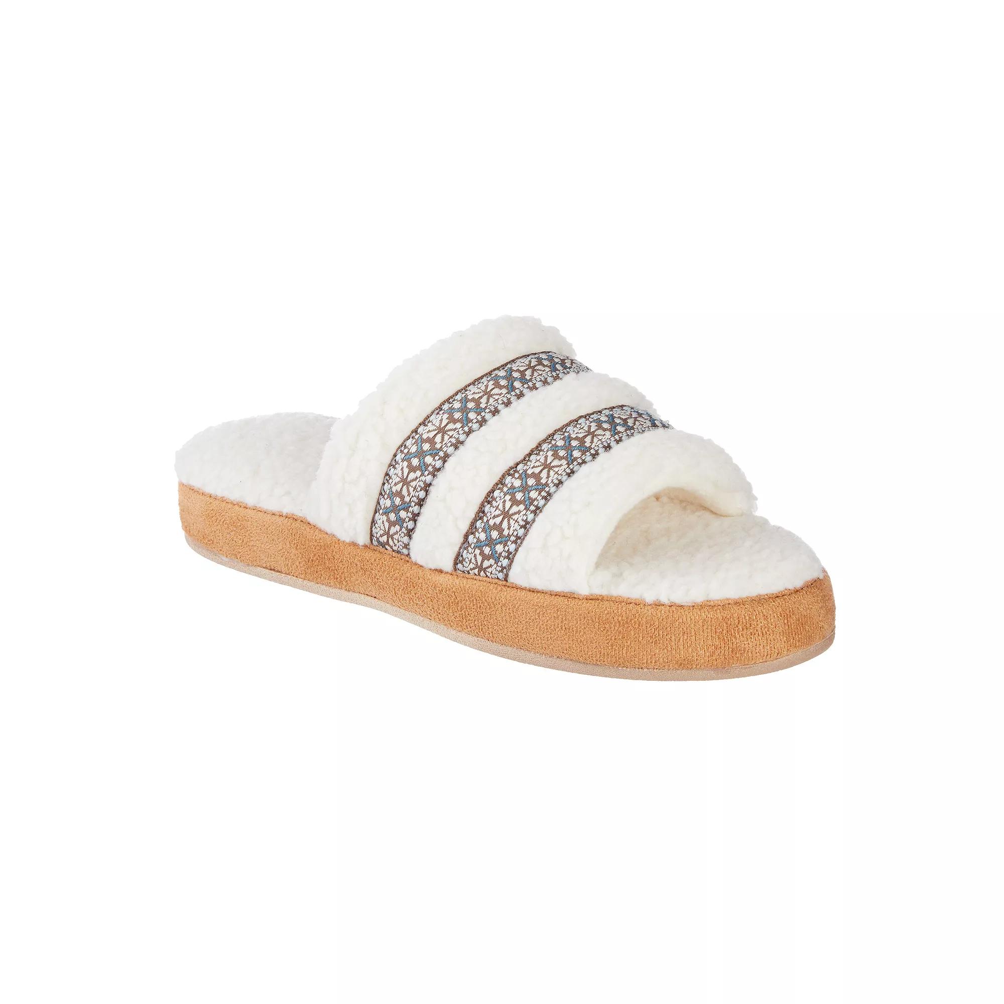 isotoner Clara Memory Foam Women's Slide Slippers,  Product Image