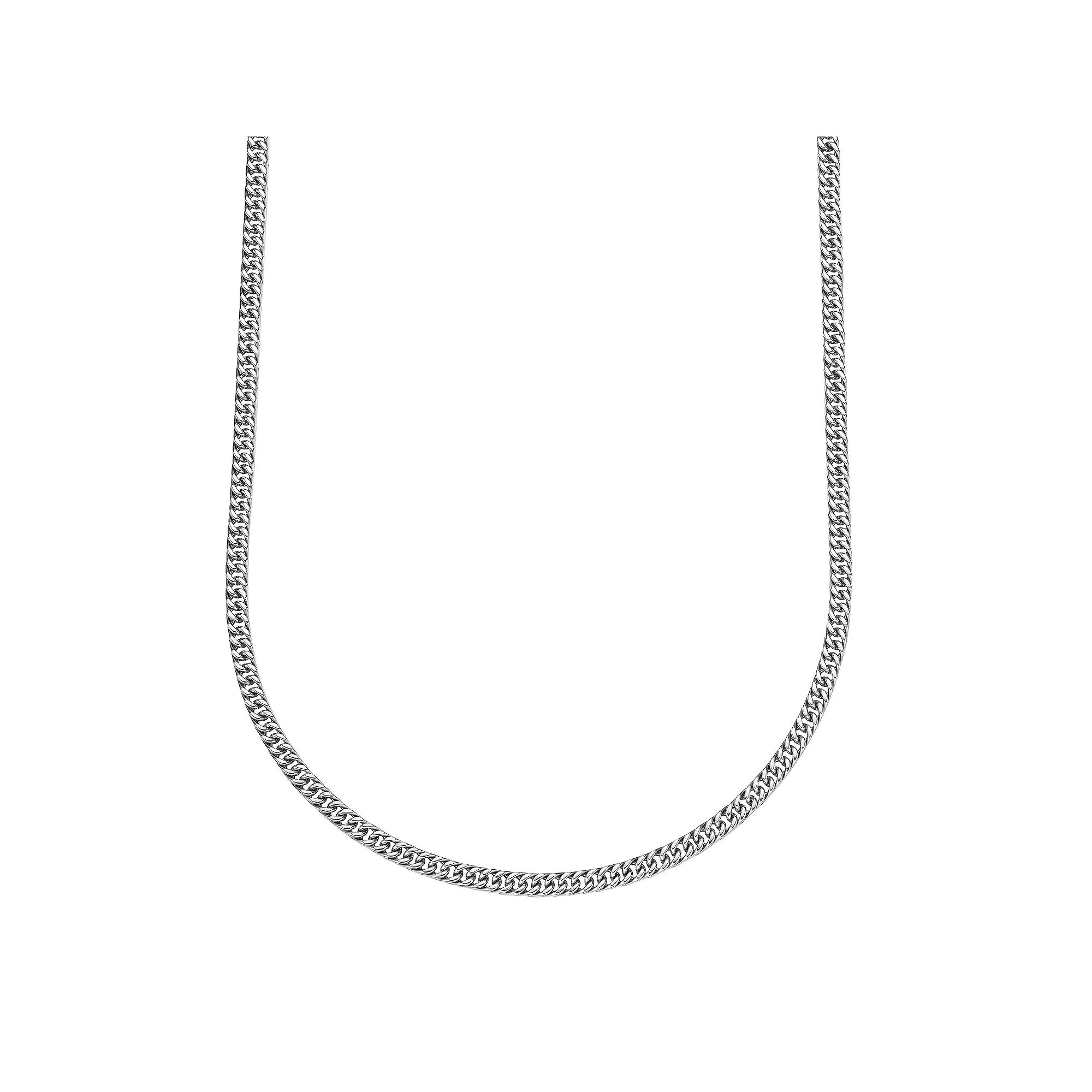 Mens LYNX Stainless Steel Curb Chain Necklace Product Image
