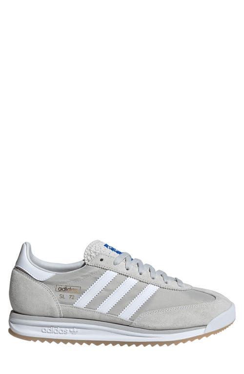 adidas Gender Inclusive SL 72 RS Sneaker in Grey/white/crystal White at Nordstrom, Size 8.5 Women's Product Image