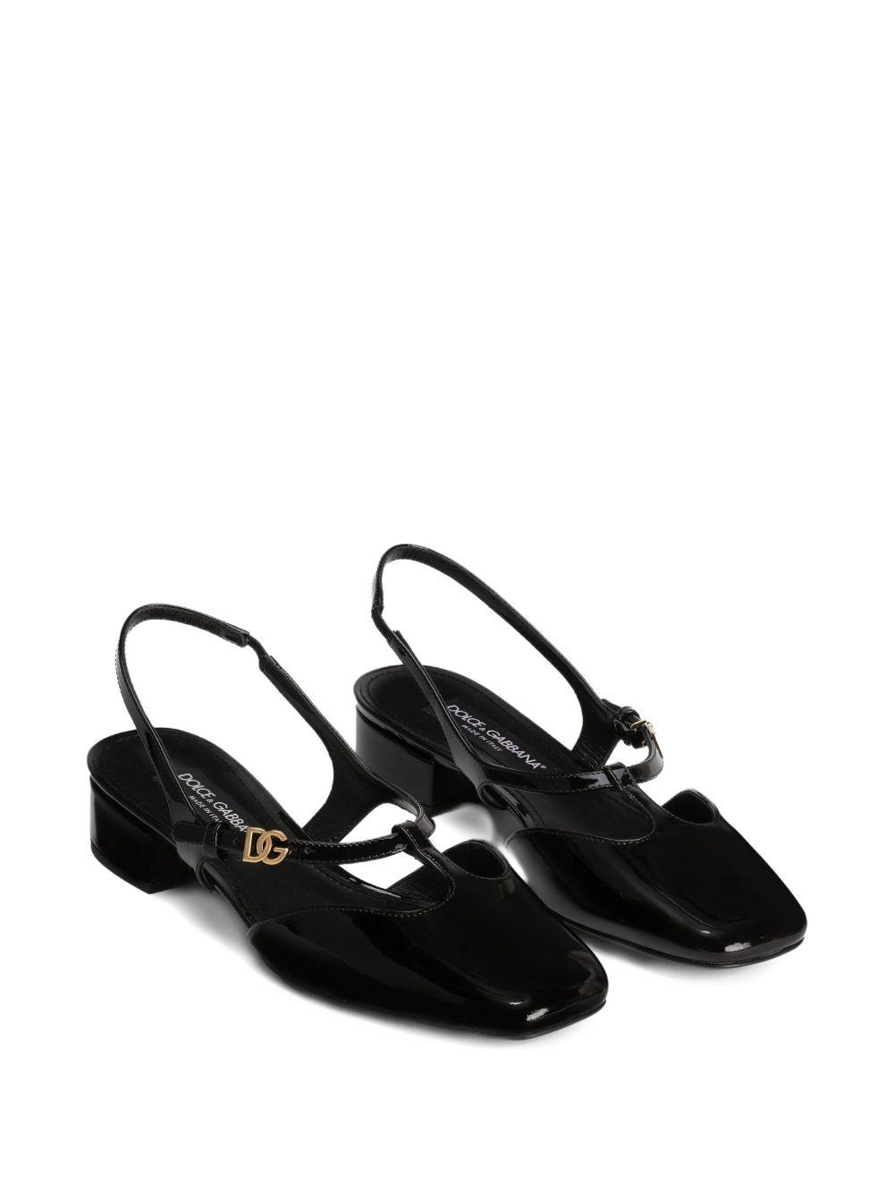 patent leather slingback pumps Product Image